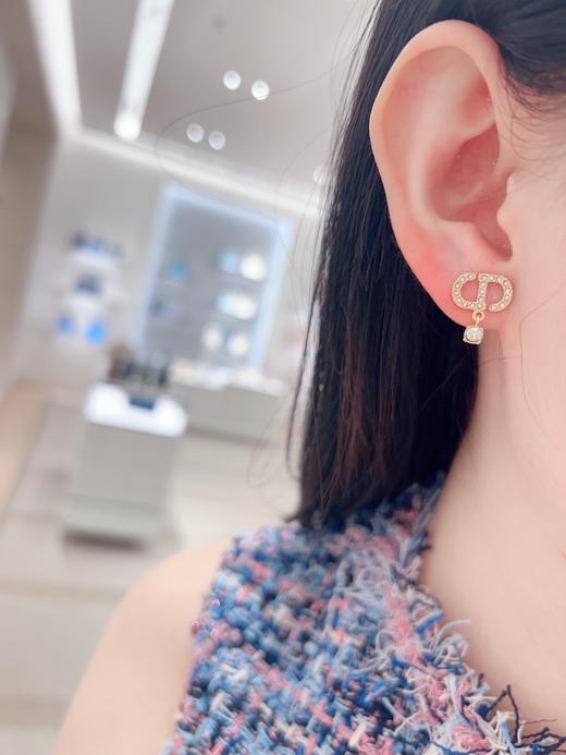 迪奥 满钻CD吊钻小耳钉（XTY） 商品图2