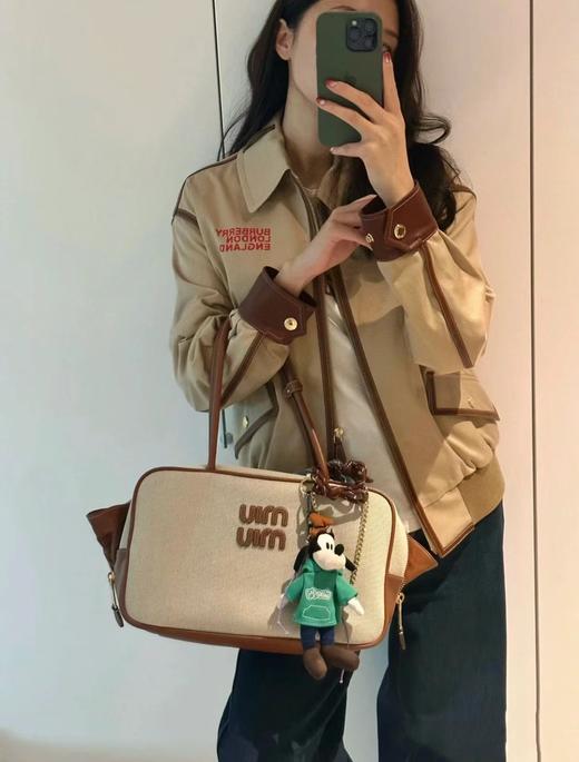 缪缪  新款长手柄保龄球公文包手提包 （MM） 商品图9