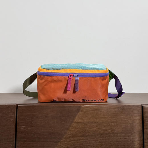 多巴胺胸包！斜挎包户外运动徒步登山轻量腰包3L男女防水骑行腰带包！ 商品图3