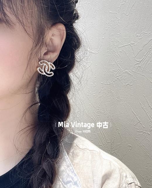香奈儿 漫画镂空C耳钉白色（XTY） 商品图7