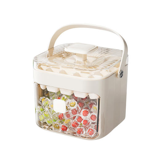 【冰块储存器】夏季大容量按压冰格模具制冰盒 冻冰球神器大容量储冰家用 商品图4