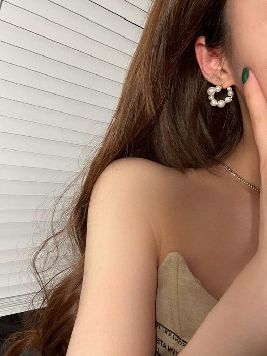 赛琳大小珠环耳钉中古款！（XTY） 商品图4