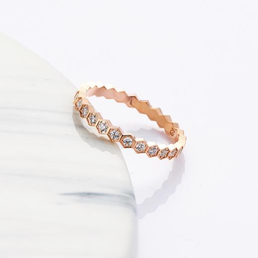 尚美 蜂窝戒指  V金镀金CNC版本 （XTY） 商品图9