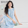 【周四狂欢价】熙世界幻彩渐变绣花无袖背心连衣裙巨好看夏日绝美小裙子夏日穿搭 商品缩略图0