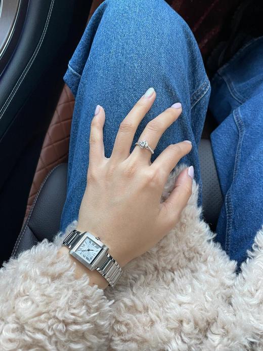 卡地亚 法国坦克系列WSTA0065 这款全新演绎的手表，不管是镶钻小号表款还是不带钻的表款，各有其独特之处(ZT*SH) 商品图11