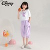 迪士尼女童套装夏季2025新款儿童短袖短裤两件套女大童七分裤薄款 商品缩略图1