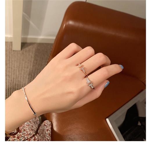 蒂芙尼  T系列，双T戒指钻款 （XTY） 商品图10