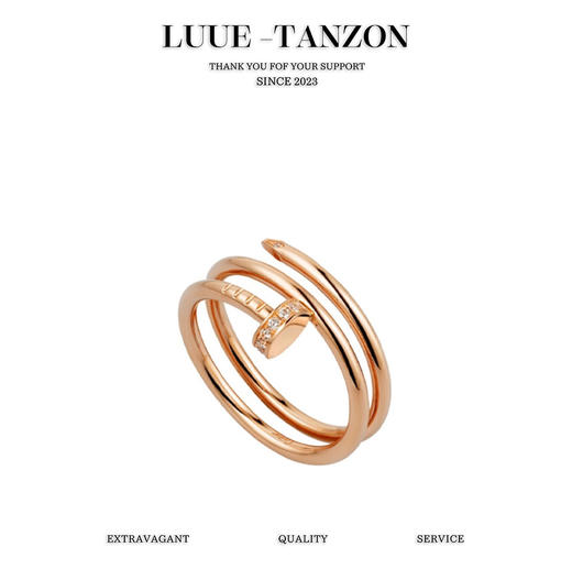 卡地亚-JusteUn Clou钻石 双环钉子 戒指（XTY） 商品图0