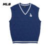 【S/M断码服】【微瑕，如无货做退款处理】MLB男女同款24秋冬新款小标暗纹老花针织马甲3AKPM0244 商品缩略图0