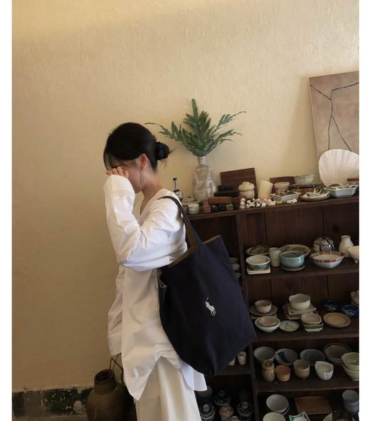 小马 拉夫双面帆布单肩包托特包 PT-1191 商品图9