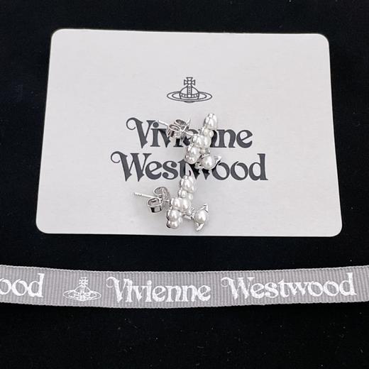 Vivienne Westwood 西太后 绝美珍珠蝴蝶结土星耳钉（XTY） 商品图5