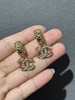 香奈儿 25早春金色菱格纹水钻双C耳钩（XTY） 商品缩略图1