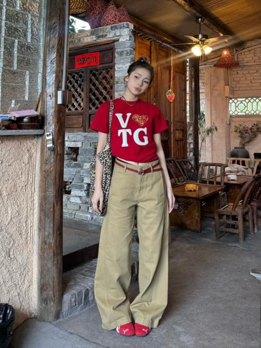 <曾小咸推荐> 字母印花短袖纯棉T 商品图5