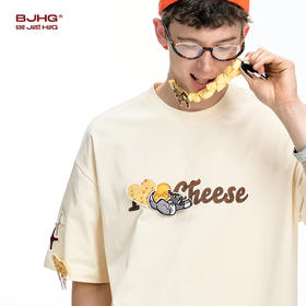 BJHG不计后果猫和老鼠联名贴贴t恤配饰趣味百搭设计感服装饰品