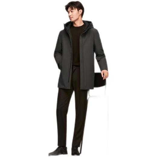 波司登 男中款连帽羽绒服 B40144157 商品图0