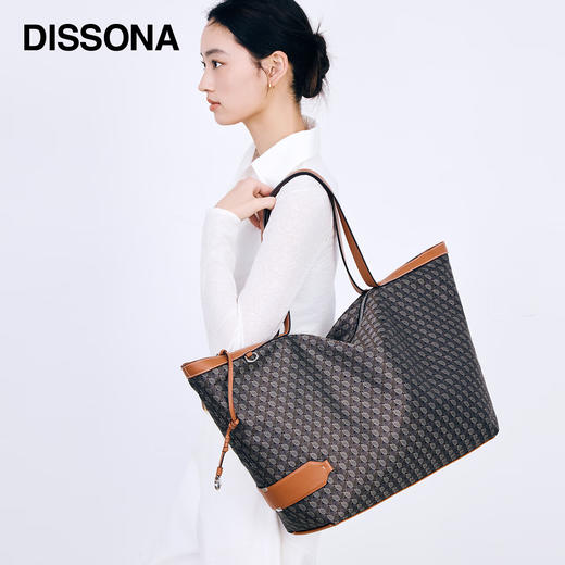 【2F】DISSONA迪桑娜包包女2025新品幸运锦囊托特包单肩斜挎包大容量手提托特包 商品图0