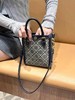 TB-MONOGRAM JACQUARD MINI N/S TOTE秋冬新款竖版复古风托特包（SS） 商品缩略图9