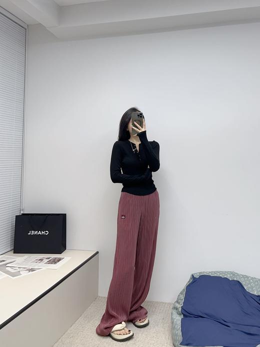 Alo 新品百褶松紧带休闲直筒裤（SS） 商品图12