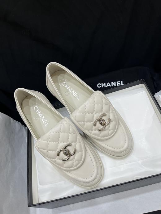 香奈儿 意大利定制混种羊皮 翻盖复古乐福鞋（HC） 商品图1