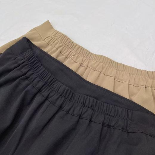 【诗铭洛可】XC7527压褶半裙后松紧腰高级感A字裙B7-3 商品图7