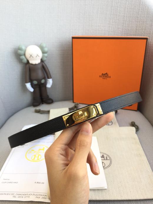 爱马仕  凯利女款皮带 掌纹纹 搭配经典旋转扣 （GD） 商品图11
