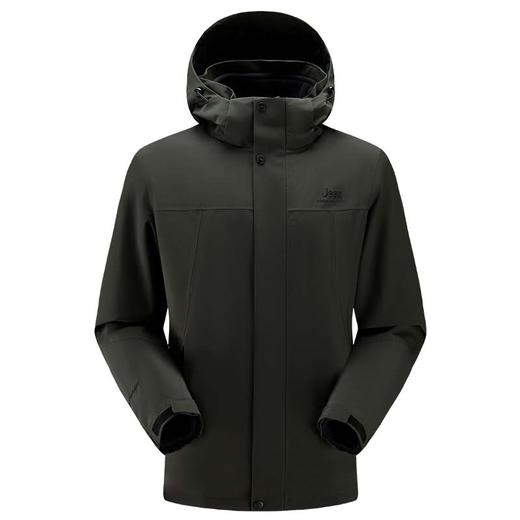 JEEP吉普 男冲锋衣抓绒两件套 J342094081 商品图0