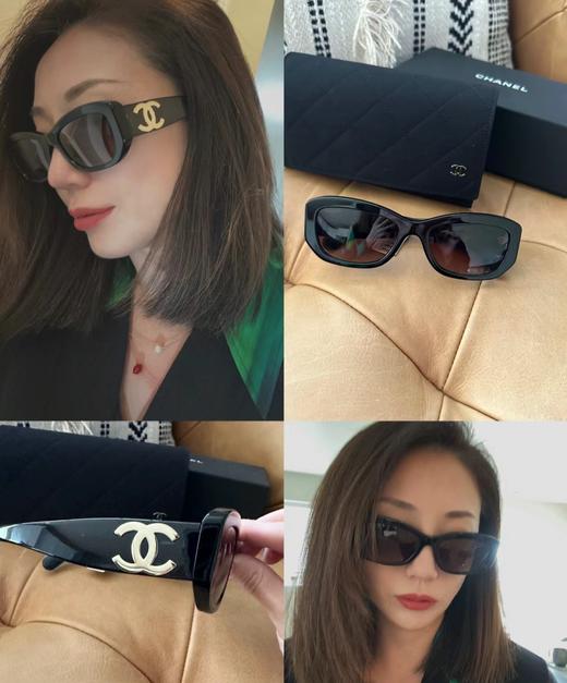 香奈儿  新款双C宽版 墨镜 太阳镜  （JH） 商品图5