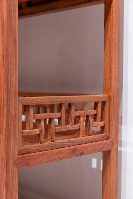 红桥红  家具严选  缅甸花梨（大果紫檀）【178 三围可拆卸品字格层】 商品图4