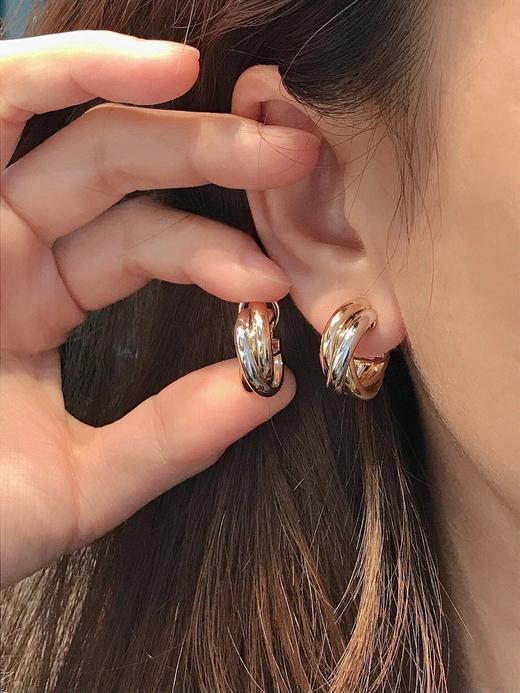 卡地亚   三色耳扣 三圈圆环缱绻交缠，演绎人生真挚情感 （XTY） 商品图2