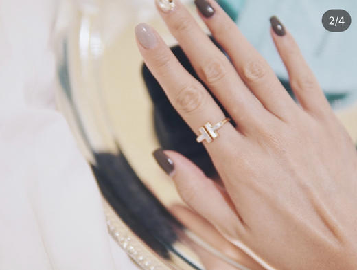 蒂芙尼   重磅推荐的T系列，双T戒指贝母款 （XTY） 商品图4