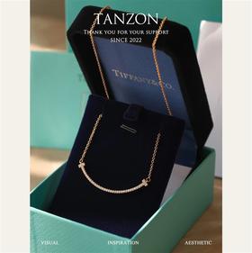 TF 笑脸项链，微笑会带来好运哦~925纯银材质镀18Ｋ真金！（XTY）