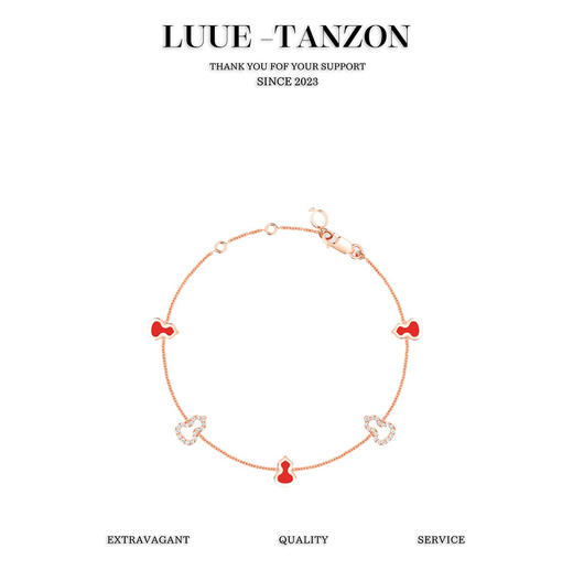 Qeelin麒麟  Wulu系列  Mini Sautoir 钻珐琅手链女链（XTY） 商品图0