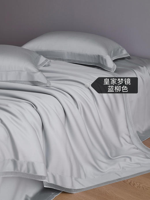 实体专柜品牌系列！吊牌3000+100S超细冷凝丝四件套 硫酸纸+防尘收纳袋 进口YKK拉链 配品牌高端礼盒拎袋 商品图2