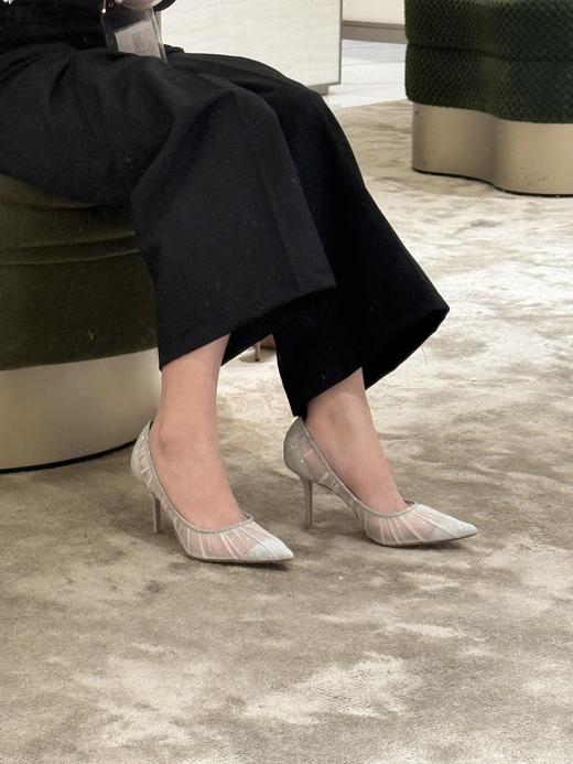 Jimmy Choo LOVE 皮革 亮片 尖头套脚 细跟 高跟鞋 （DBG） 商品图2