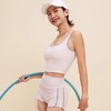 跃牌【美西西系列】运动套装美背瑜伽背心高腰紧身包臀抽绳健身性感辣妹休闲热裤WX-256+DK-259 商品缩略图2