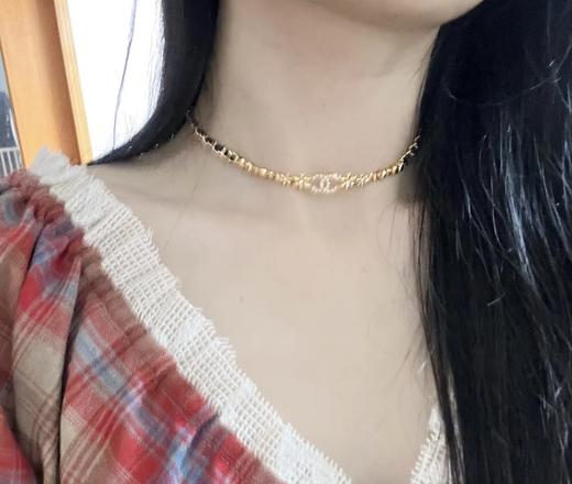 香奈儿   穿皮金花choker 项链 （XK） 商品图3