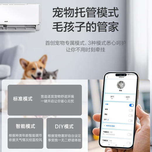 【国补15%】奥克斯空调省电侠Pro KFR-35GW/BpR3AES1(B1) WiFi智控 一级能效 商品图6