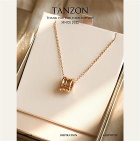 宝格丽 18k玫瑰金B.ZERO1系列弹簧项链！（XTY）