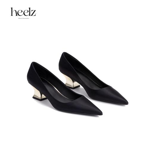 heelz设计师手工鞋履 ｜5th Avenue 缎面异型跟单鞋 5公分 商品图2