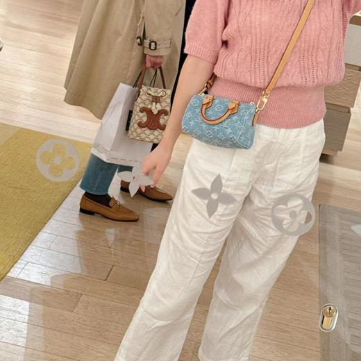 驴家  Nano Speedy 手袋  丹宁牛仔包  单肩包 手提包 （JPH） 商品图3