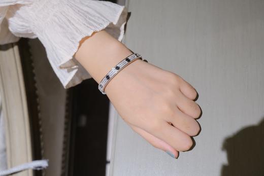 卡地亚  黑陶瓷满天星宽版手镯    （XTY） 商品图9