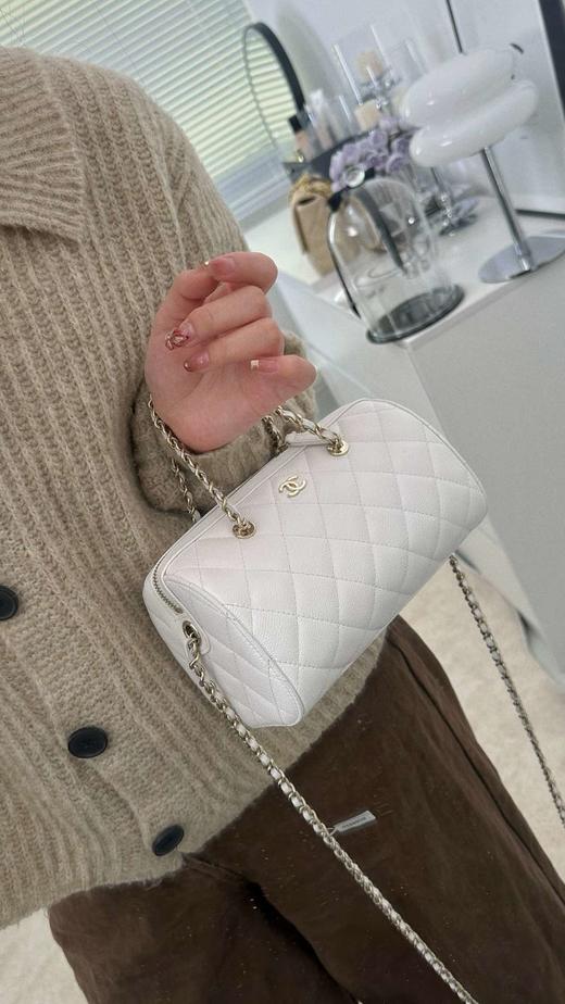 香奈儿 25P 保龄球包 黑金 荔枝牛（LZ） 商品图3