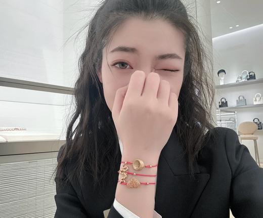 迪奥 25年限定情人节 镂空爱心红绳手链（XTY） 商品图1