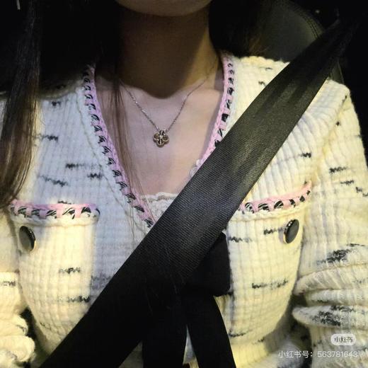 梵克雅宝 2024限量拼色镭射带钻四叶草项链（XTY） 商品图3