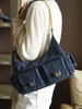 香奈儿 25C最新爆款“大号”HOBO、嬉皮包，“冷水洗”深色丹宁牛仔单肩包（LZ) 商品缩略图6