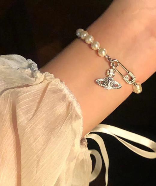 西太后 银色别针土星珍珠手链16珍珠（XTY） 商品图3