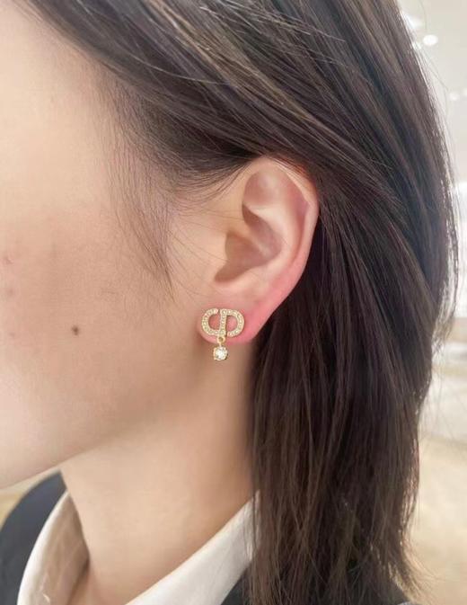 迪奥 满钻CD吊钻小耳钉（XTY） 商品图1