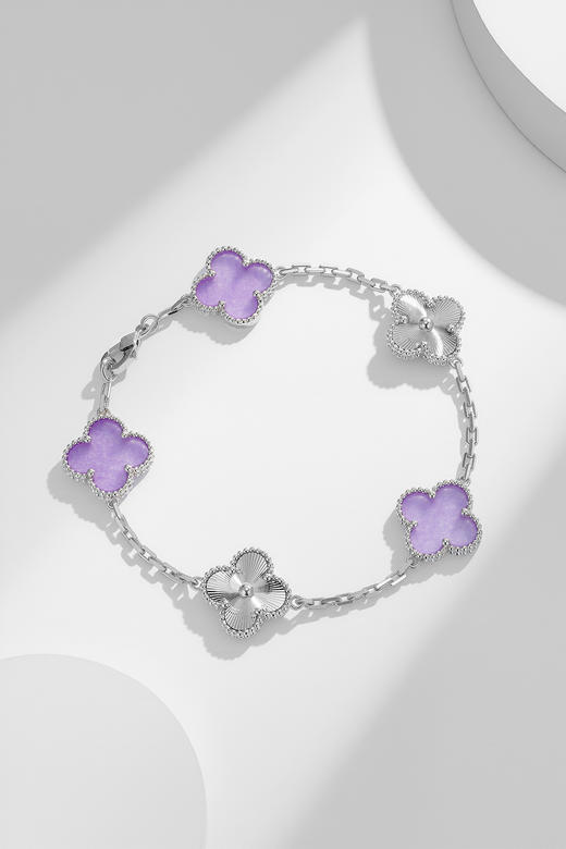 梵克雅宝紫罗兰镭射五花手链（ZS*XTY） 商品图0
