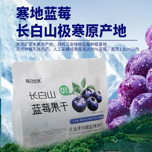 莓日悠果长白山蓝莓果干蔓越莓果干东北特产无油浸非糖腌制果干0零脂肪125g 商品图1