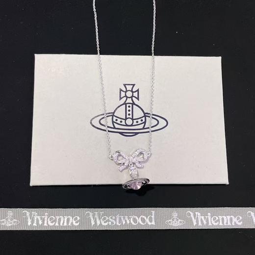 西太后 冰莓粉宇宙土星蝴蝶结项链（XTY） 商品图7